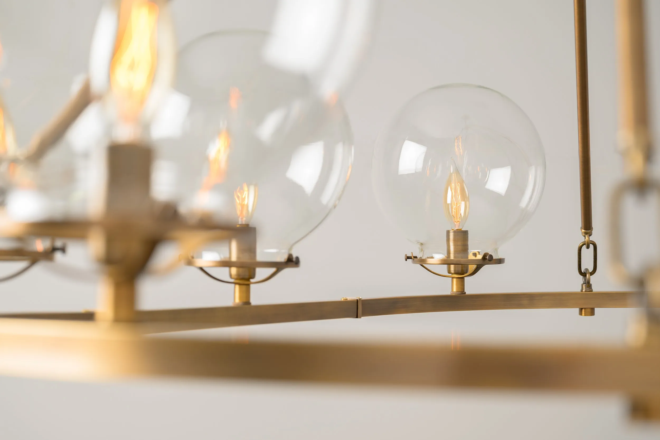 Hamilton (Clear) | Grand Oval Chandelier