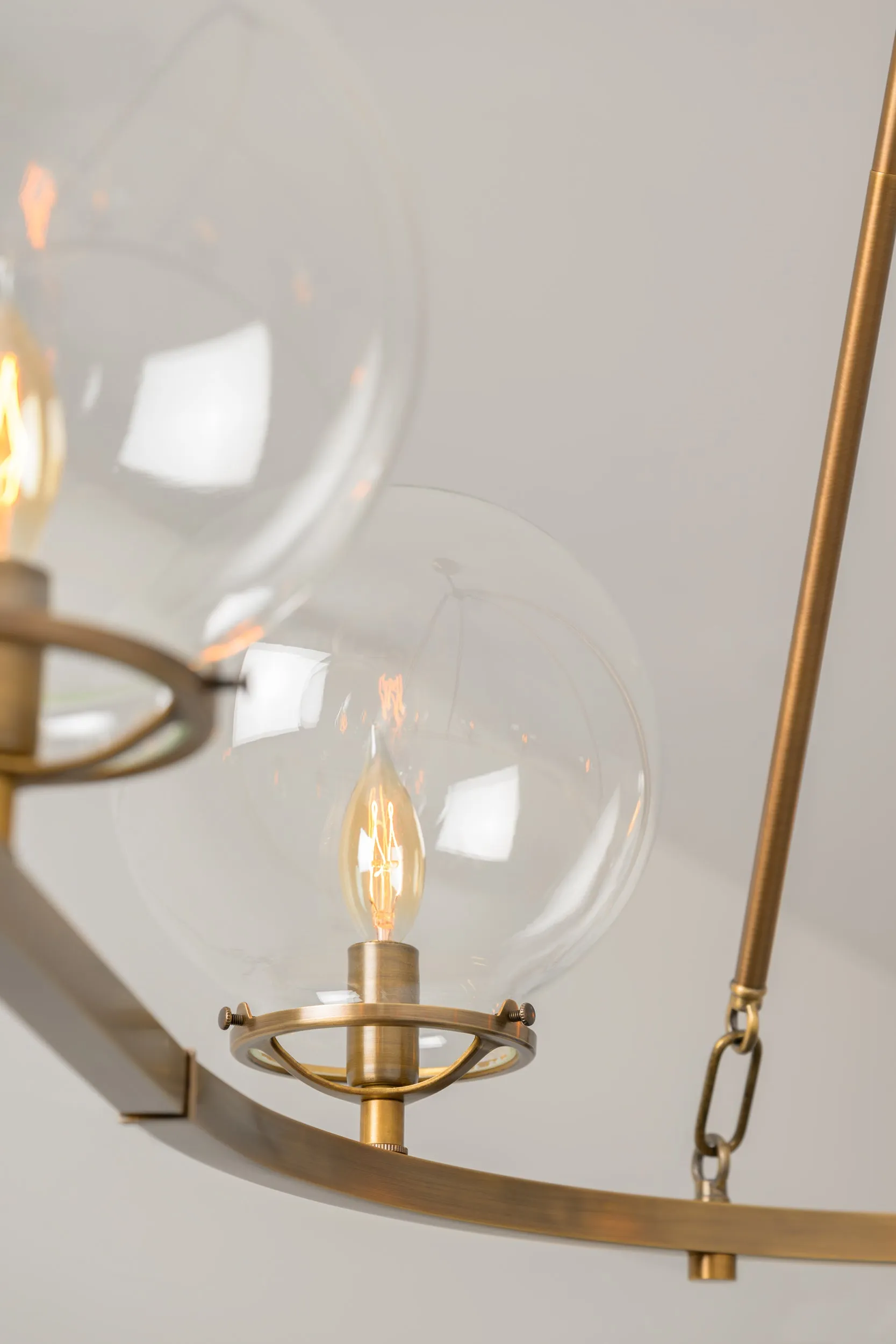 Hamilton (Clear) | Grand Oval Chandelier
