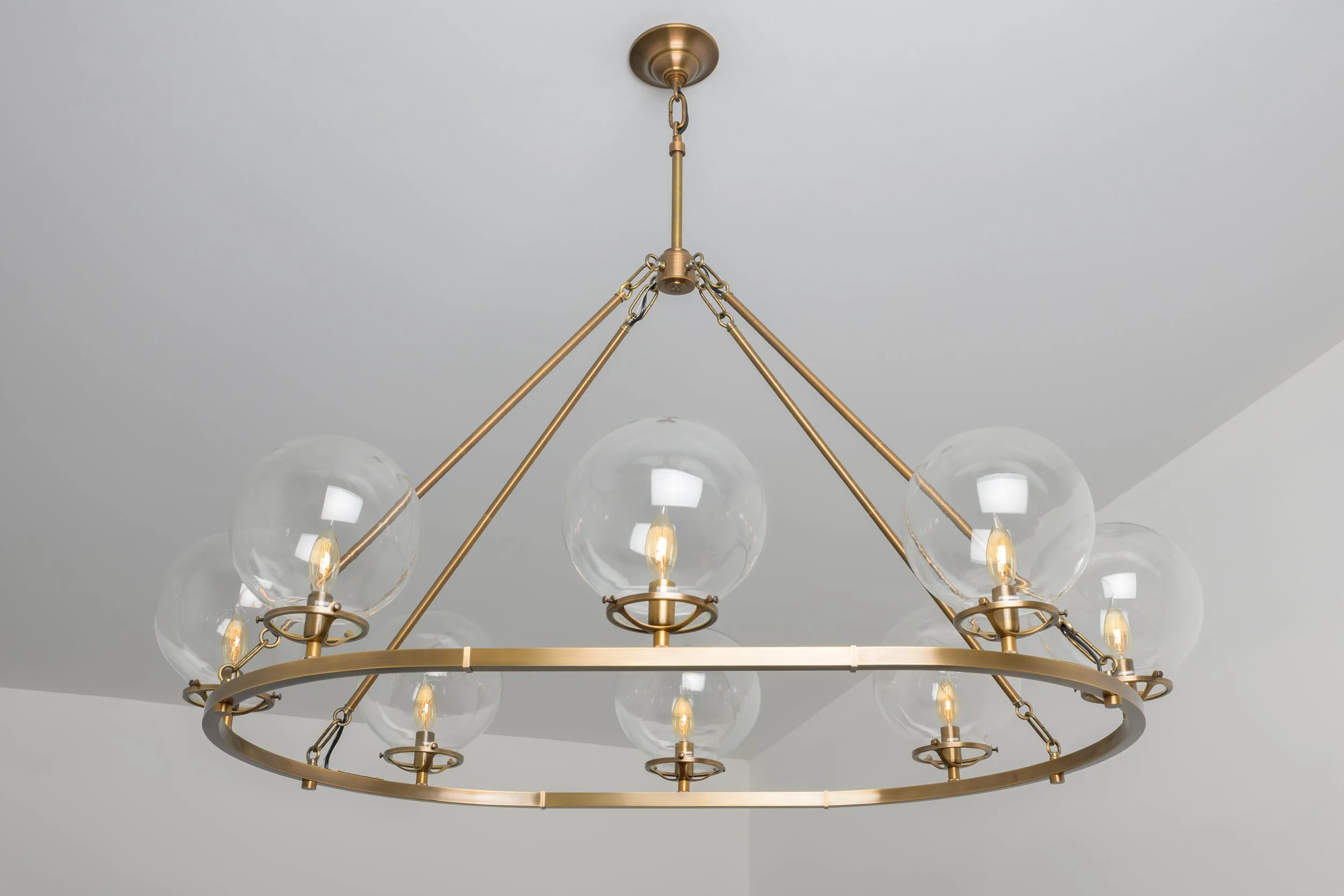 Hamilton (Clear) | Grand Oval Chandelier