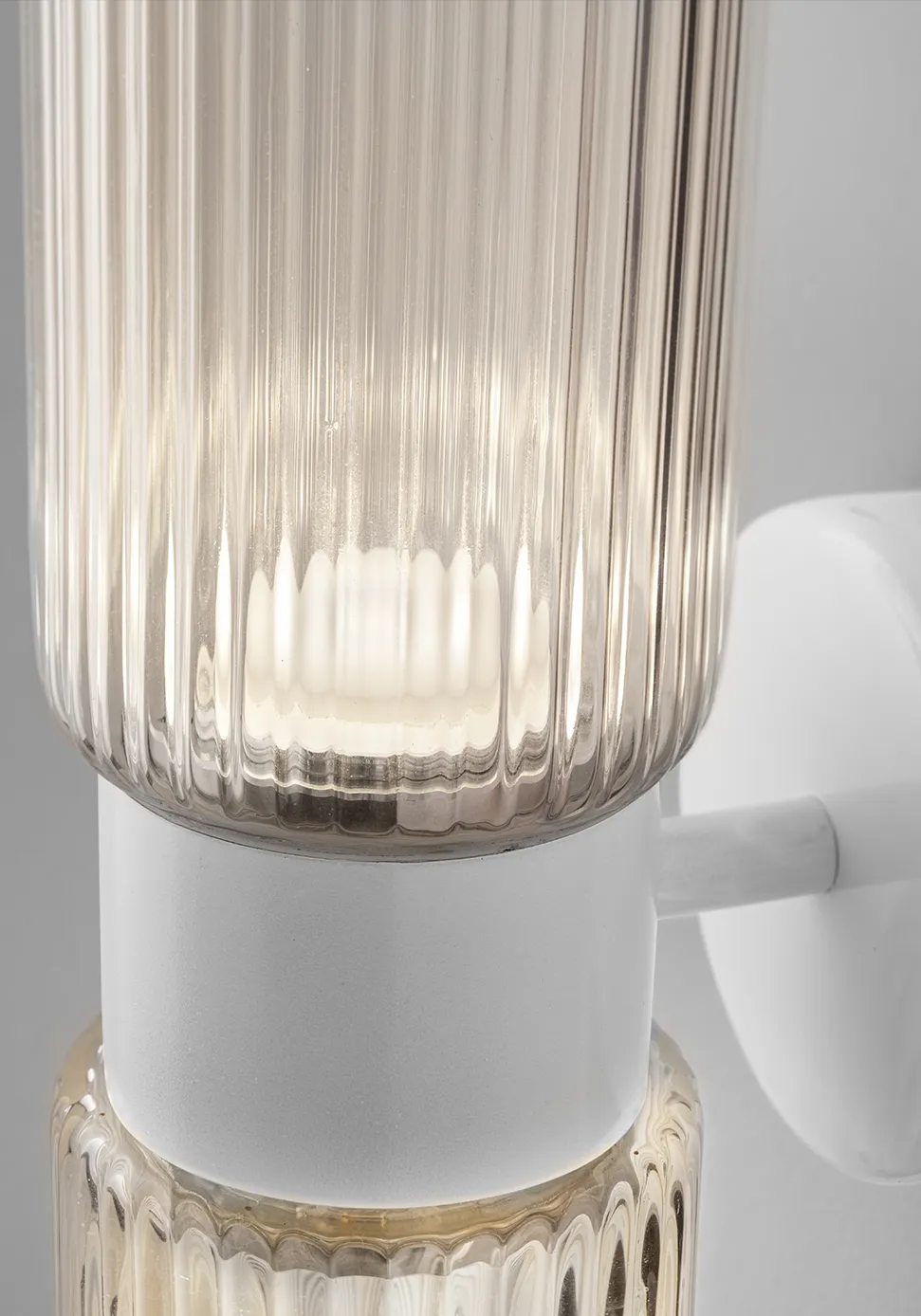 Handcrafted Sophisticated Modern Large Wall Lamp With Murano Glass