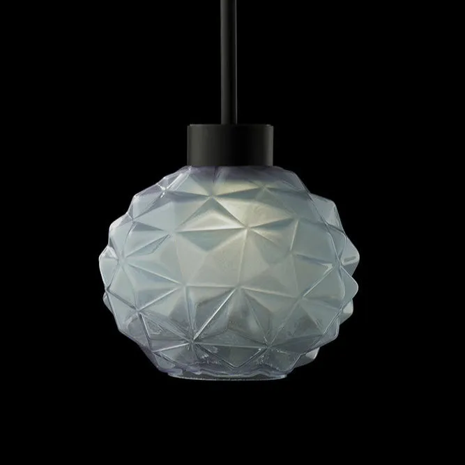 Handmade Contemporary Small Single Pendant Ceiling Lamp With Murano Glass