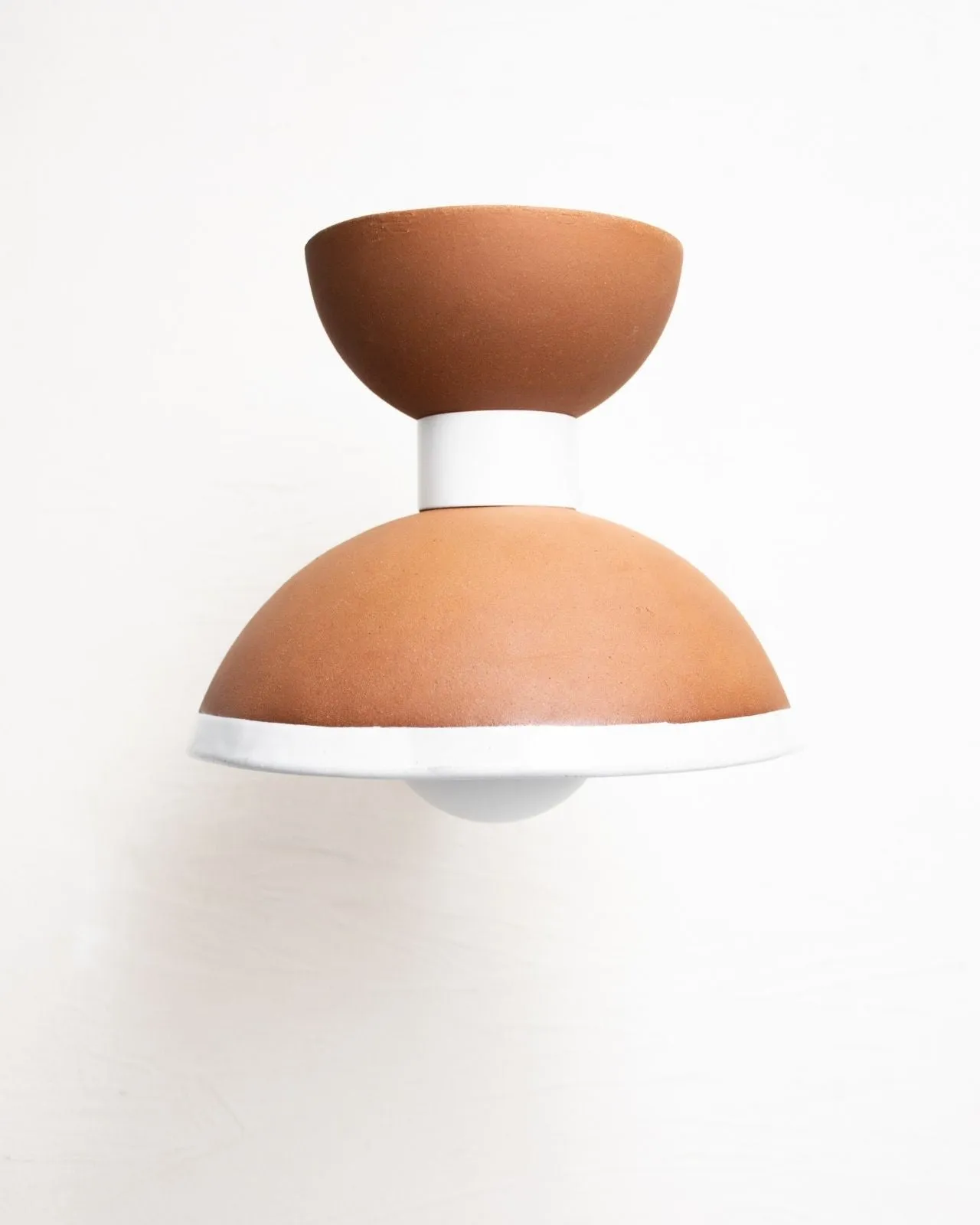 Handmade Terracotta Dome Wall Light
