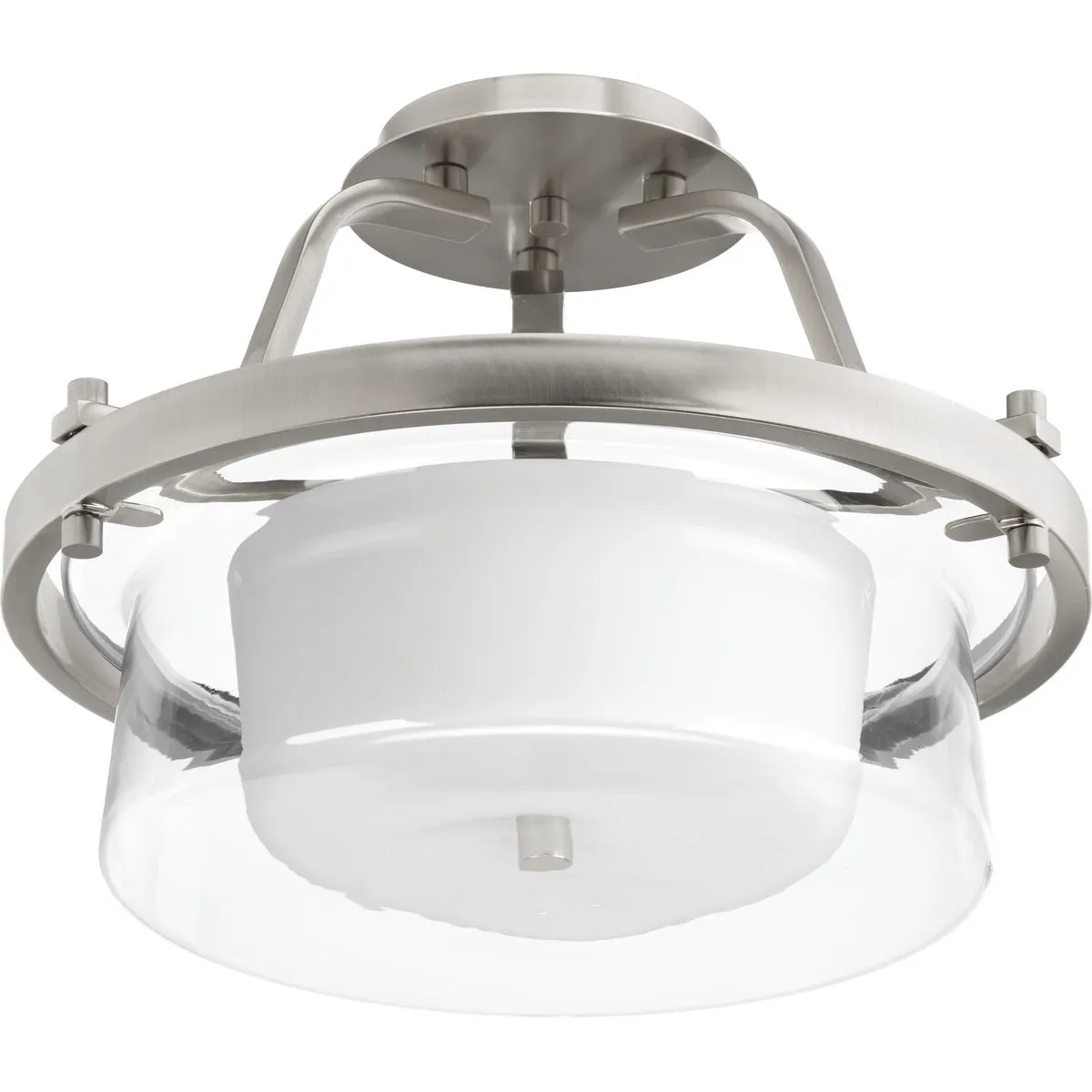 Indulge Collection 15" Two-Light Semi-Flush Mount Light