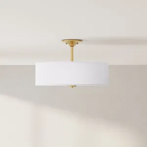 Inspire Collection Three-Light 18" Semi-Flush Mount P350167