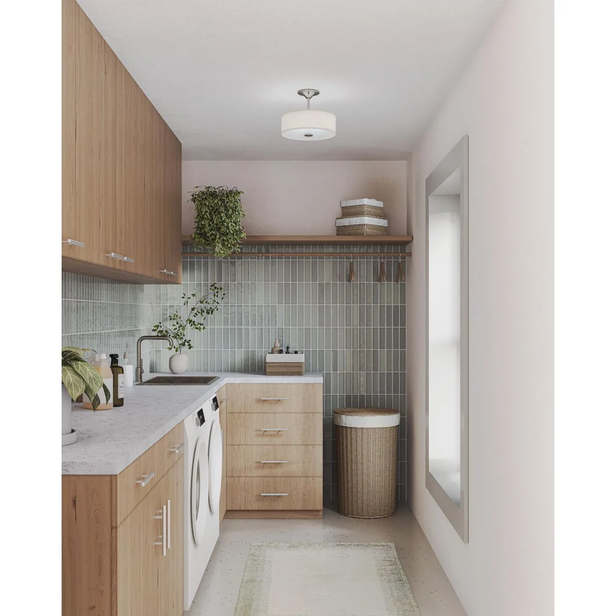 Inspire Collection Two-Light 13" Semi-Flush