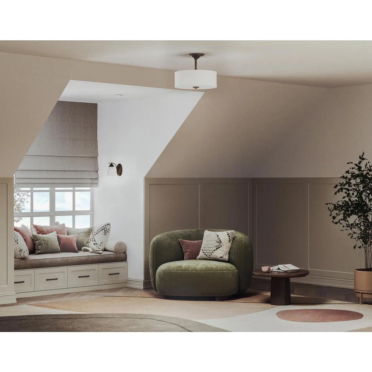 Inspire Collection Two-Light 13" Semi-Flush
