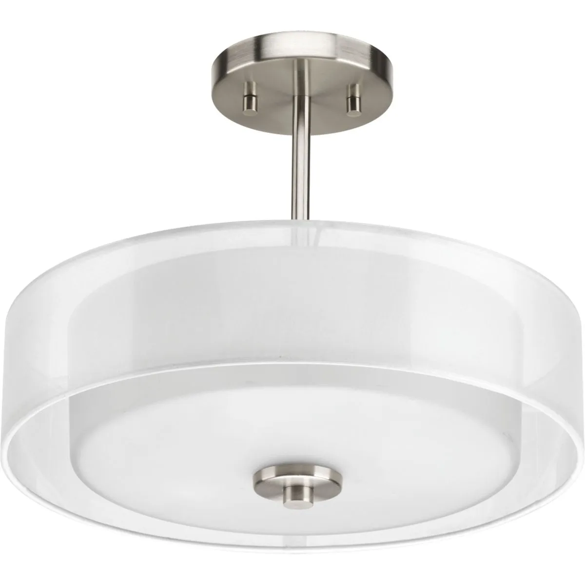 Invite Collection Three-Light 15" Semi-Flush Convertible