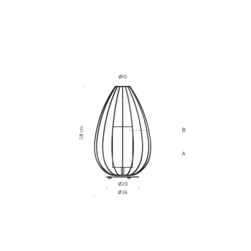 Italian Cage Exterior Lamp | Assorted Sizes
