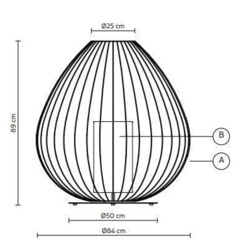 Italian Cage Exterior Lamp | Assorted Sizes