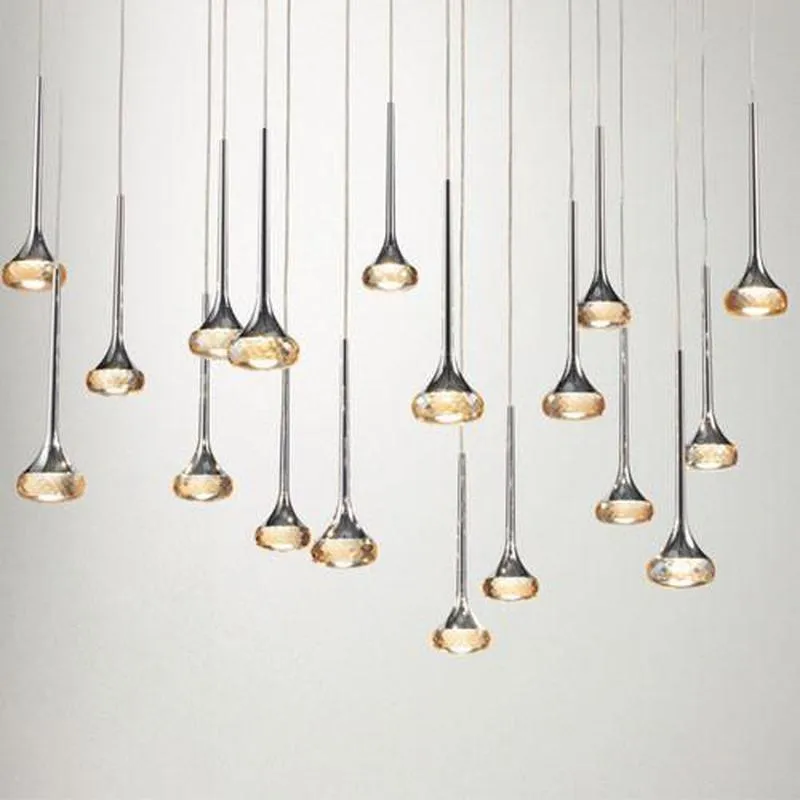 Italian Crystal Pendant Light | Assorted Colours