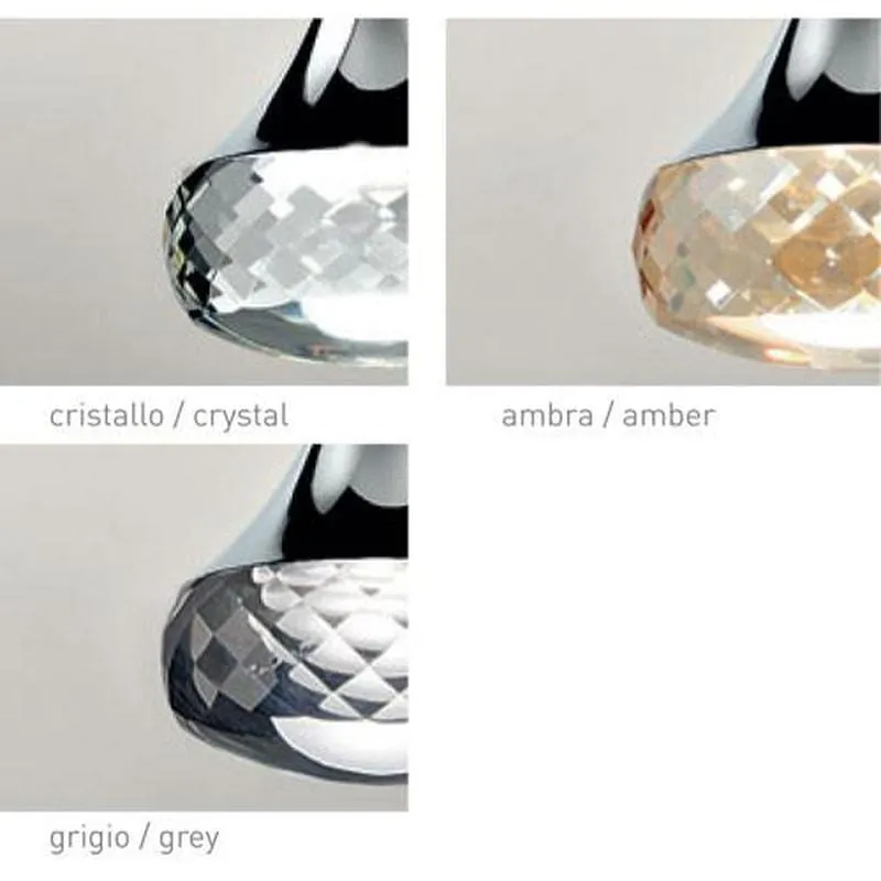 Italian Crystal Pendant Light | Assorted Colours
