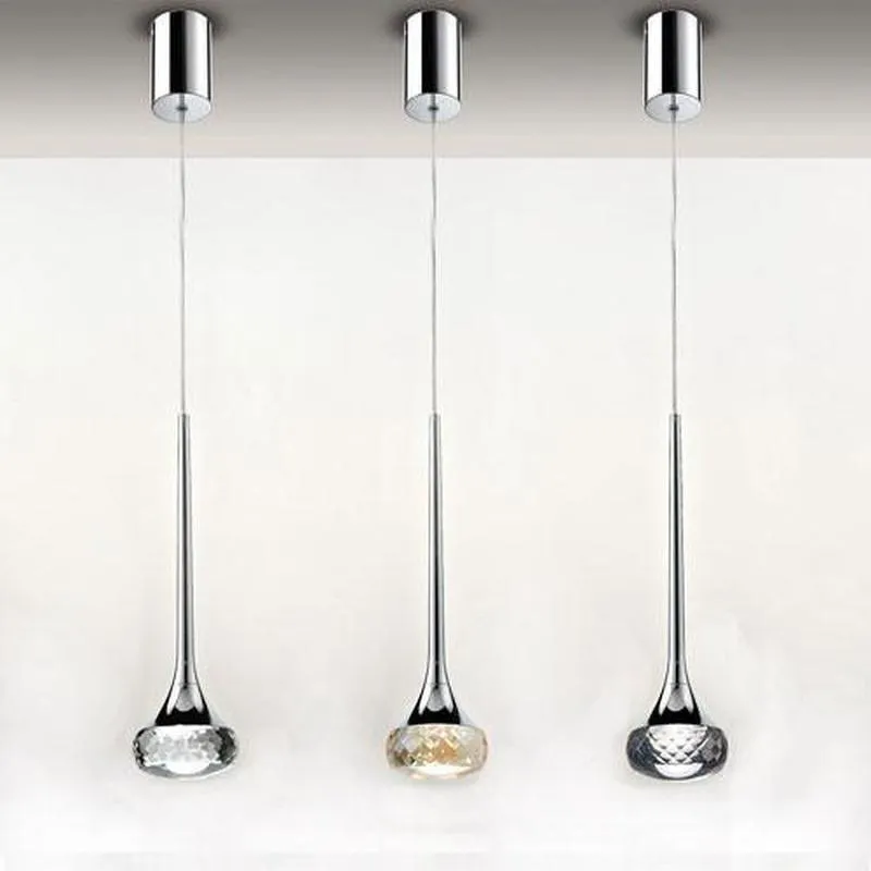 Italian Crystal Pendant Light | Assorted Colours