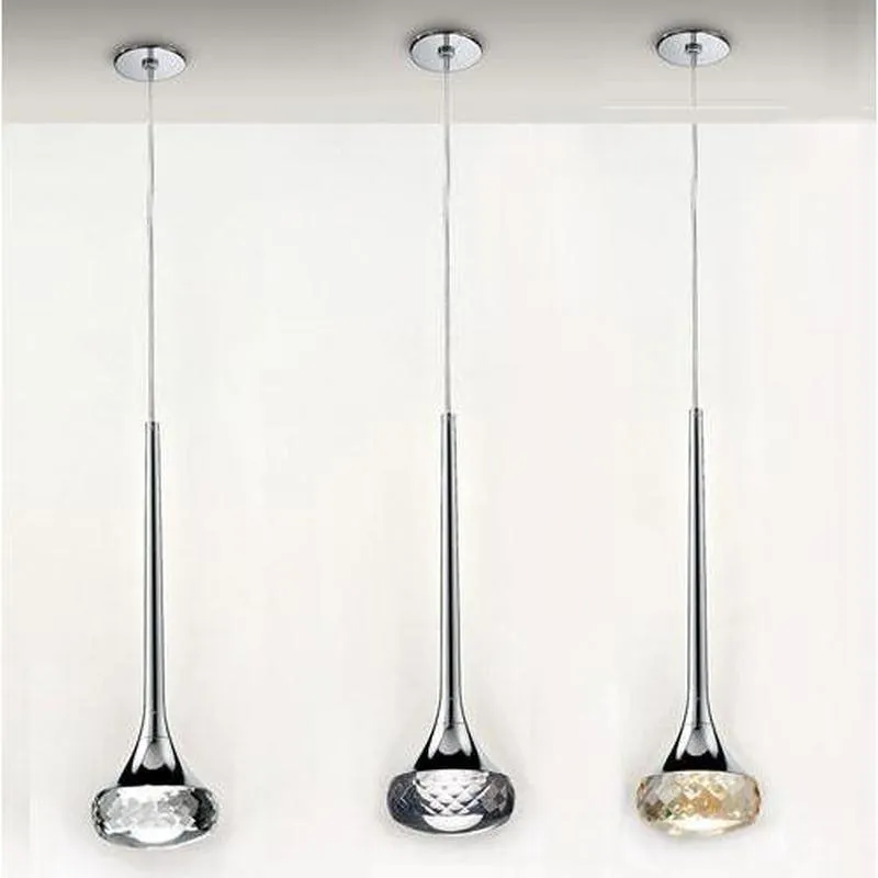 Italian Crystal Pendant Light | Assorted Colours