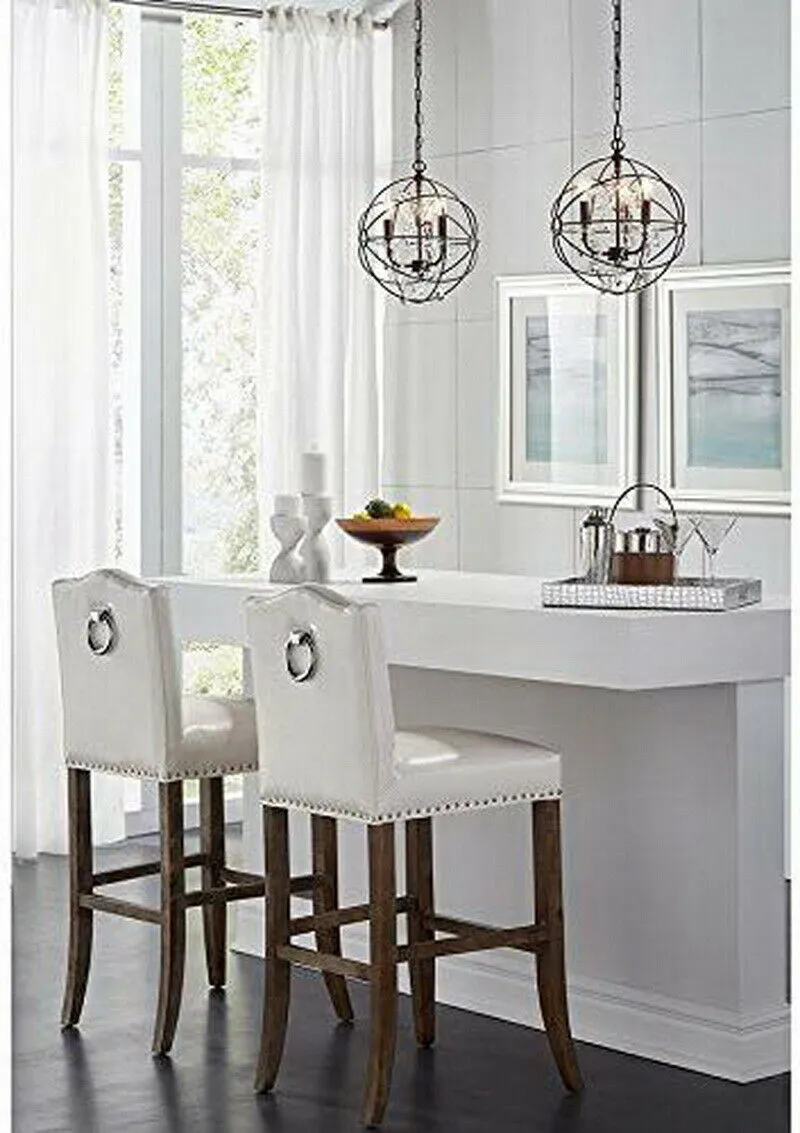 Kichler Lighting 34800 Coffee Copper Highlights Collection Three Hanging ORB with Crystal Pendant in Olde Bronze Finish