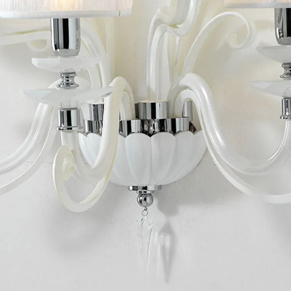 Large Modern White Wall Lamps With Shades
