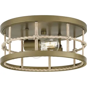 Lattimore Collection 13 in. Two-Light Flush Mount