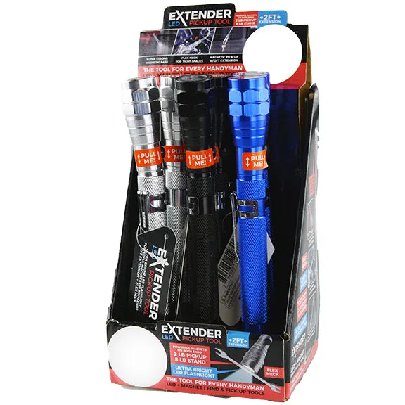 LED Flashlight Extender Tool with Magnetic Stand - 6 Pieces Per Retail Ready Display 22284