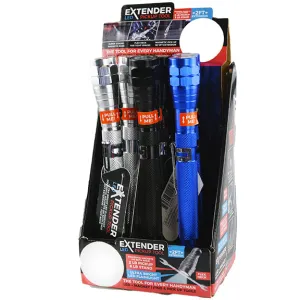 LED Flashlight Extender Tool with Magnetic Stand - 6 Pieces Per Retail Ready Display 22583