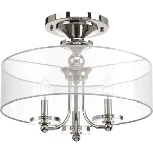 Marche' Collection Three-Light Semi-Flush Convertible