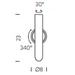 Metal Tube Wall Lights
