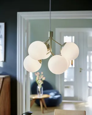 Modern 6-Globe Chandelier