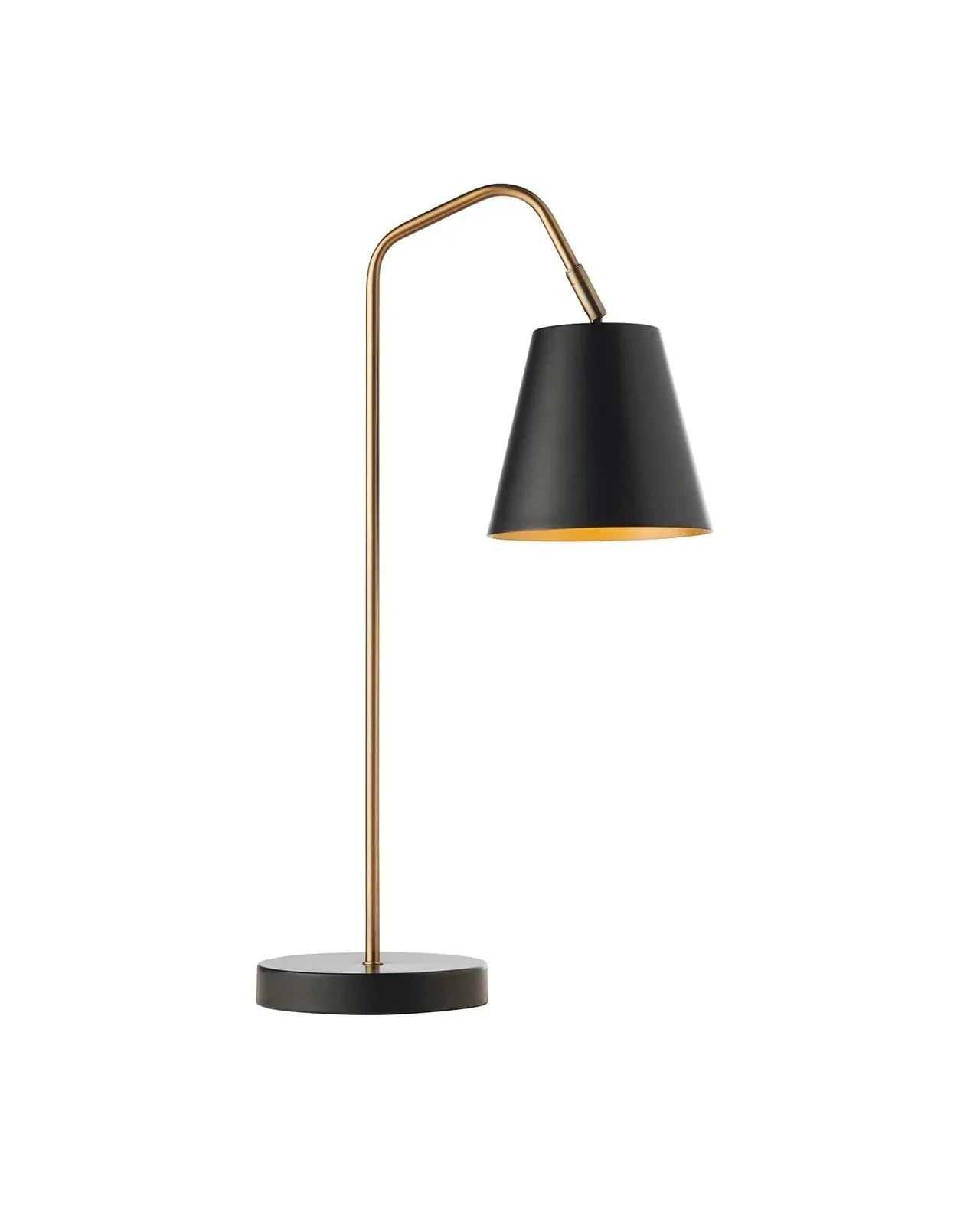 Modern Black & Brass Table Lamp | Ex Display | SALE