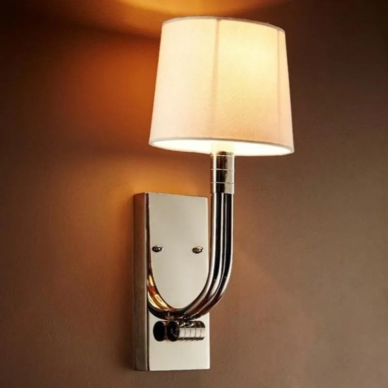 Modern Manhattan Style Wall Lamp | Chrome