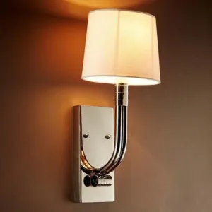 Modern Manhattan Style Wall Lamp | Chrome
