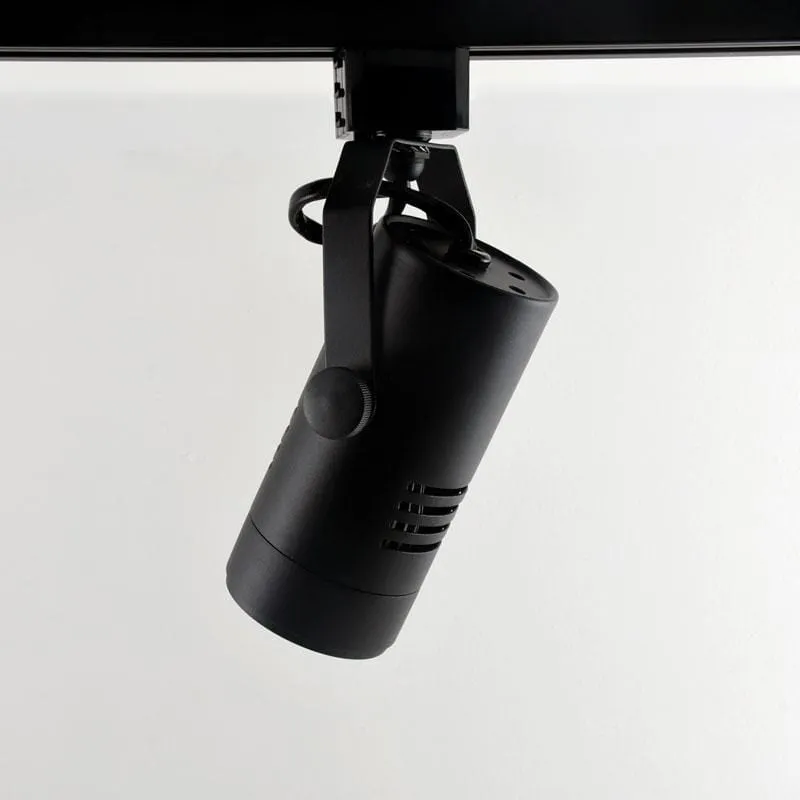 Modern Single Track Light | Globe Variations | Black | White | H-Component