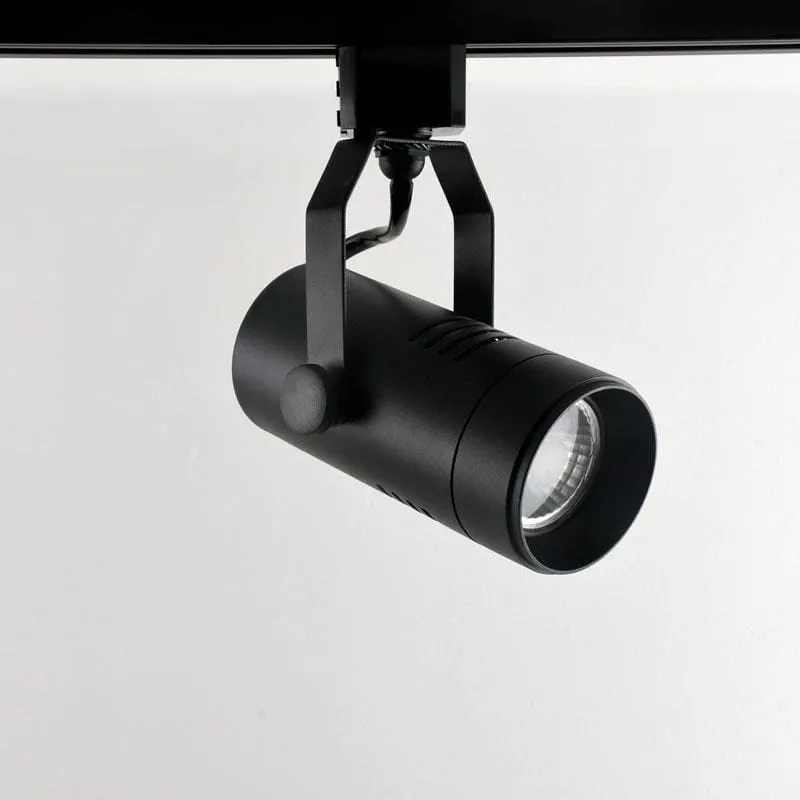 Modern Single Track Light | Globe Variations | Black | White | H-Component