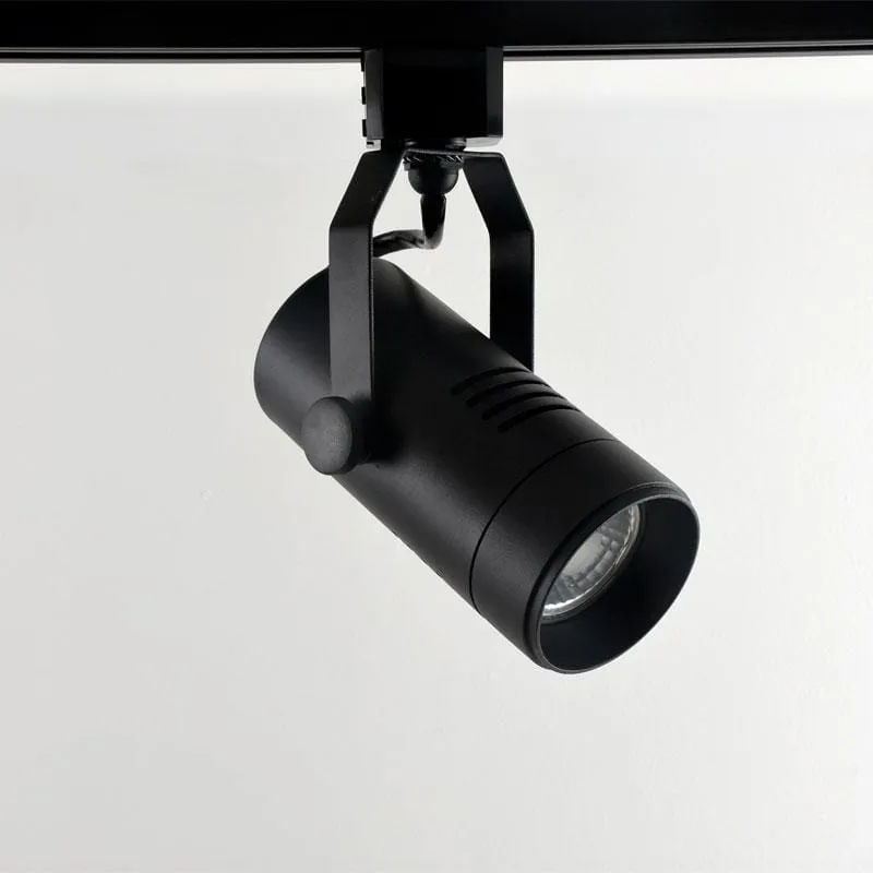 Modern Single Track Light | Globe Variations | Black | White | H-Component