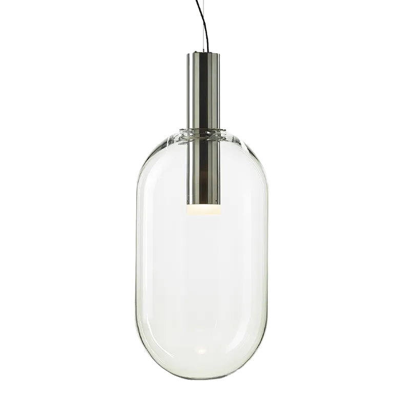 Mouth-Blown Crystal Capsule Pendant | Phenomena