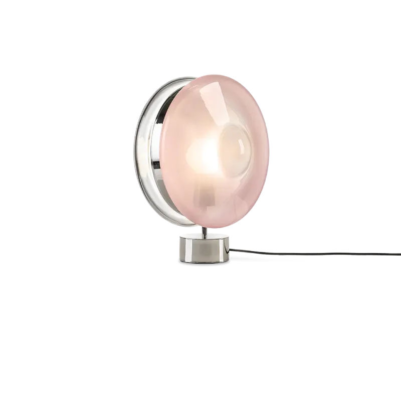 Mouth-Blown Double Glass Table Lamp | Lens