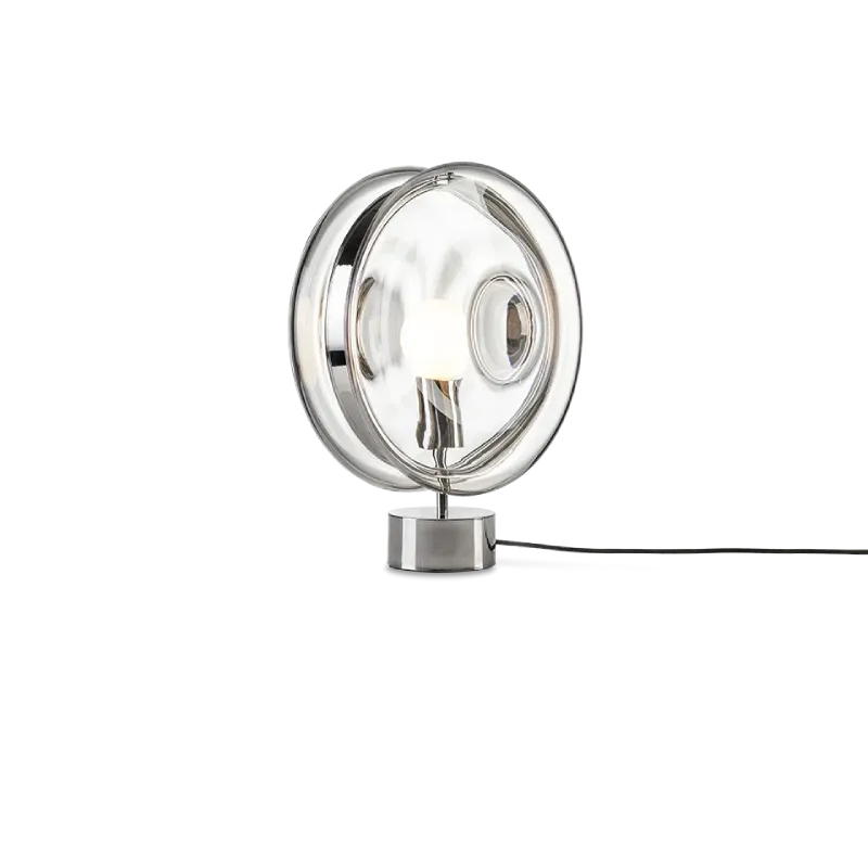 Mouth-Blown Double Glass Table Lamp | Lens