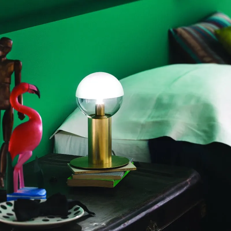 Natural Brass Balanced Table Lamp