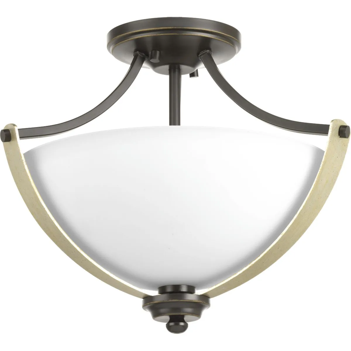 Noma Collection Two-Light 15-5/8" Semi-Flush Convertible