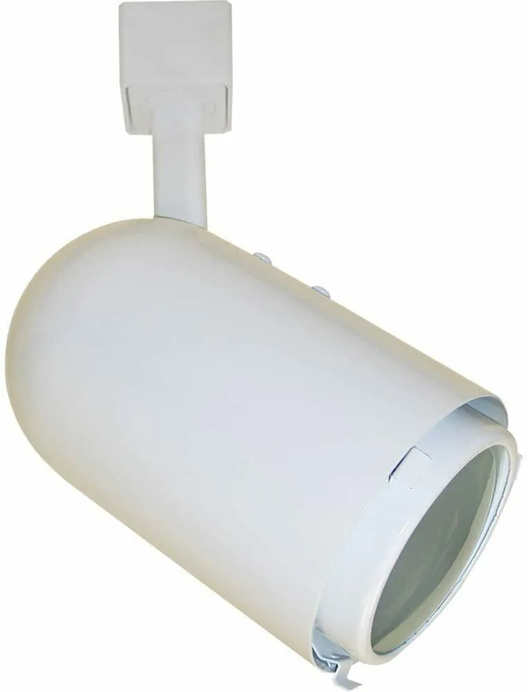 Nora NTH-106G24W Four Light GU24 Roundback Cylinder Track Kit with End Feed Cord and Plug in White Finish