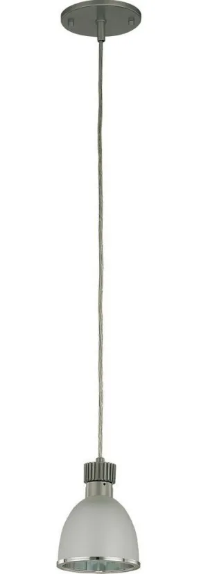 Nuvo Lighting 60-2927 Robo Collection One Light Mini Pendant in Gunmetal Grey Finish