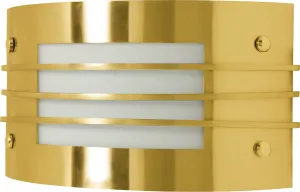 Nuvo Lighting 60-937 One Light Energy Star Efficient GU24 Fluorescent Wall Sconce in Polished Brass Finish