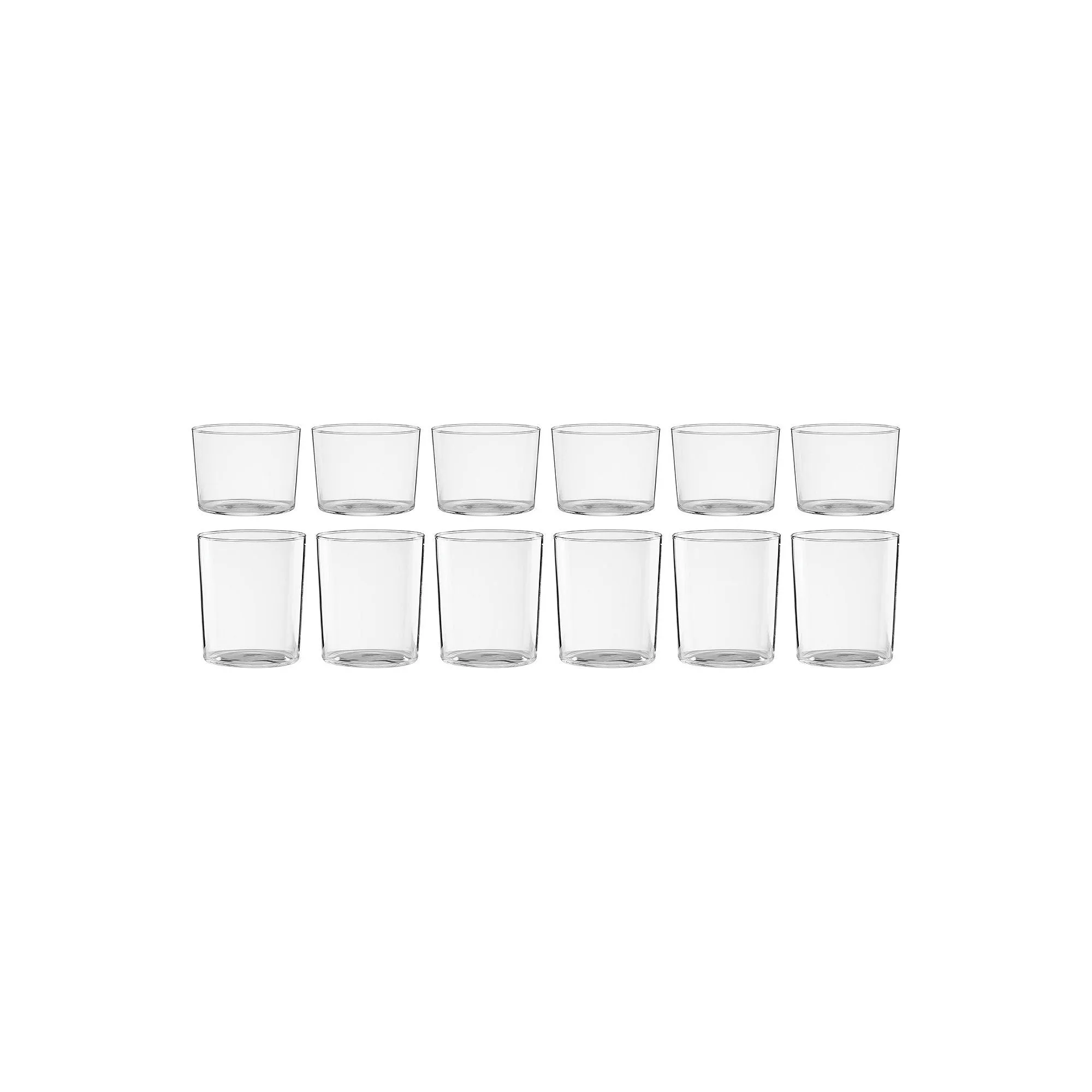 Oneida Stackables 12-Pc. Tumbler Glass - CLEAR ONE SIZE