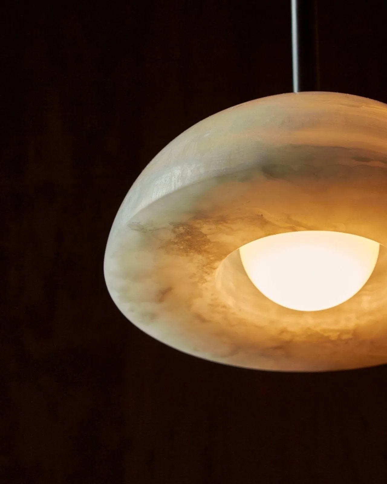 Onyx Stone Solid Rod Pendant | Aurelia
