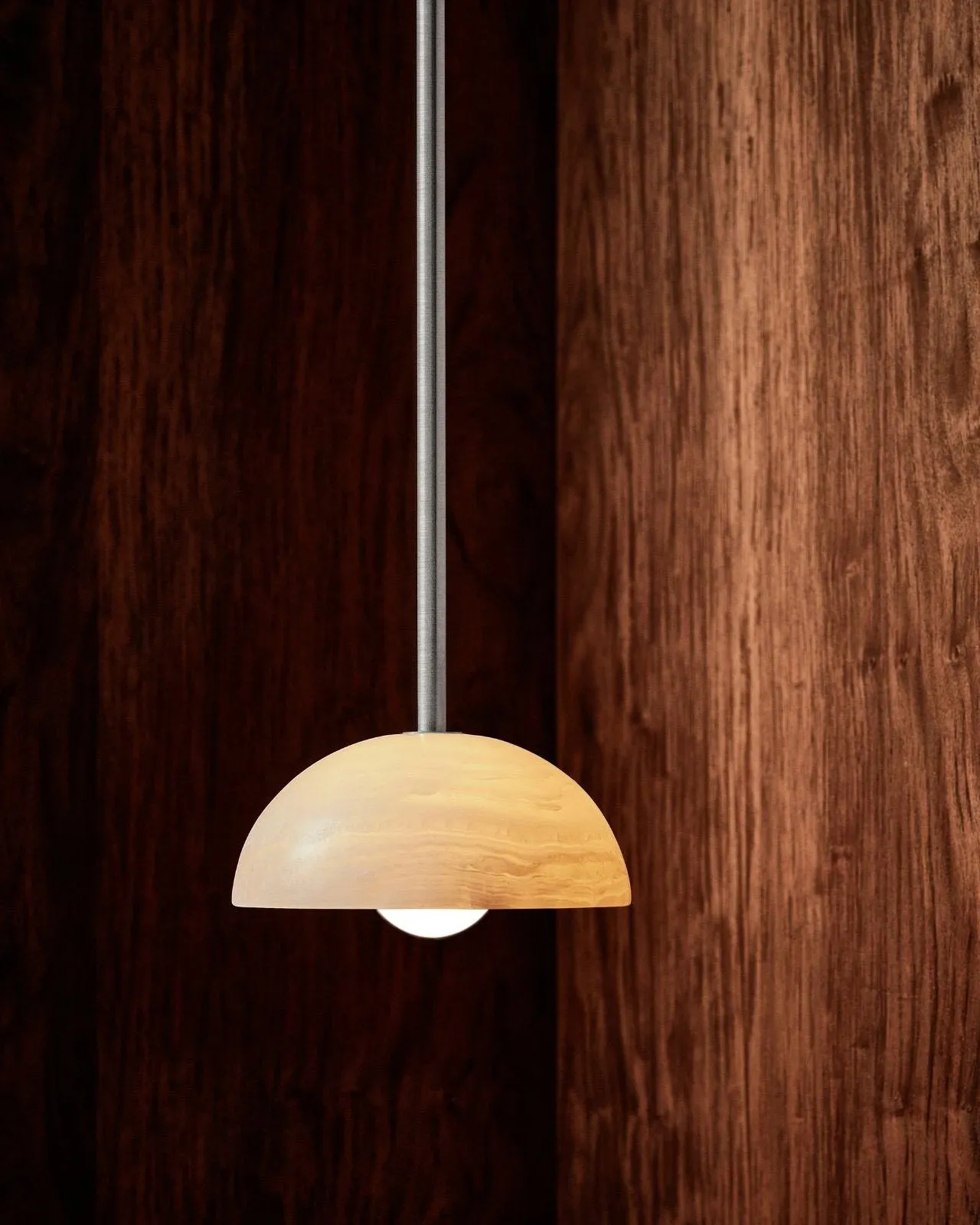 Onyx Stone Solid Rod Pendant | Aurelia