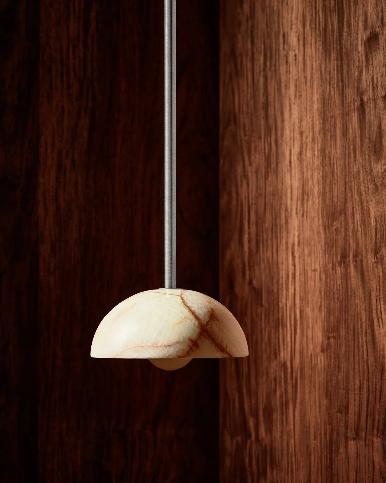 Onyx Stone Solid Rod Pendant | Aurelia