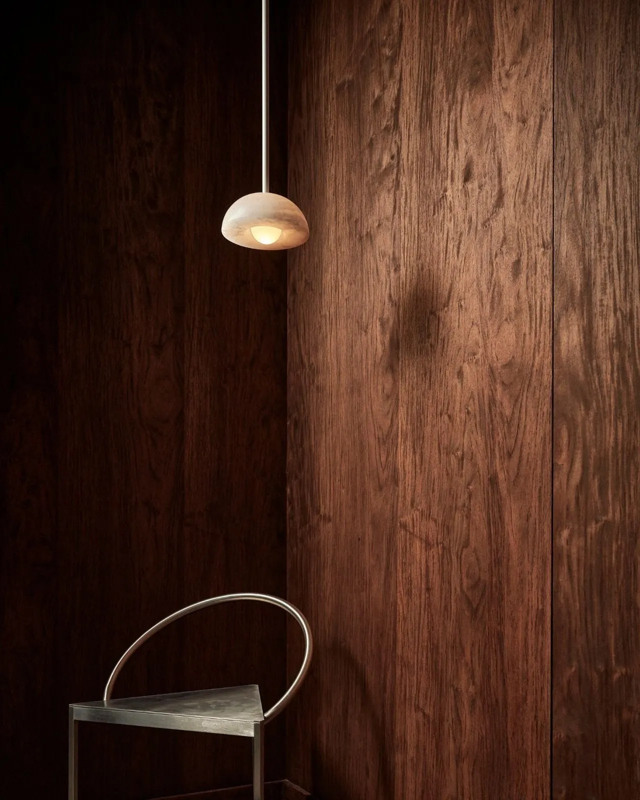 Onyx Stone Solid Rod Pendant | Aurelia