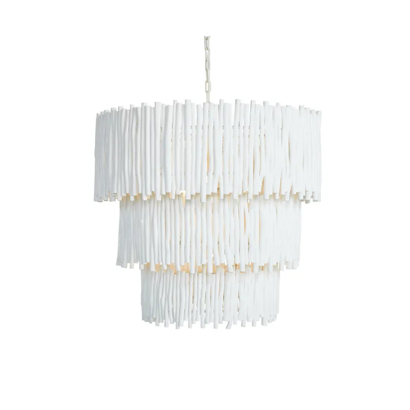 Organic Wooden Tiered Pendant
