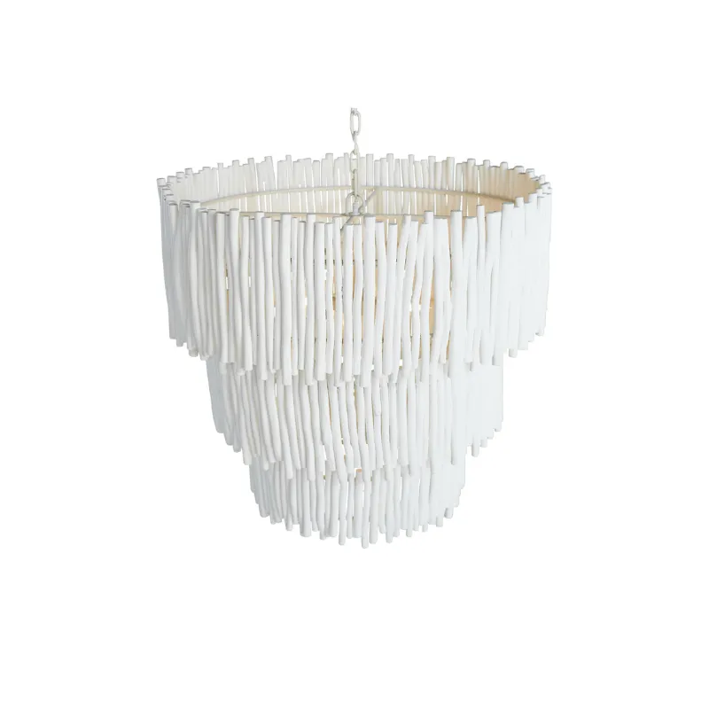 Organic Wooden Tiered Pendant