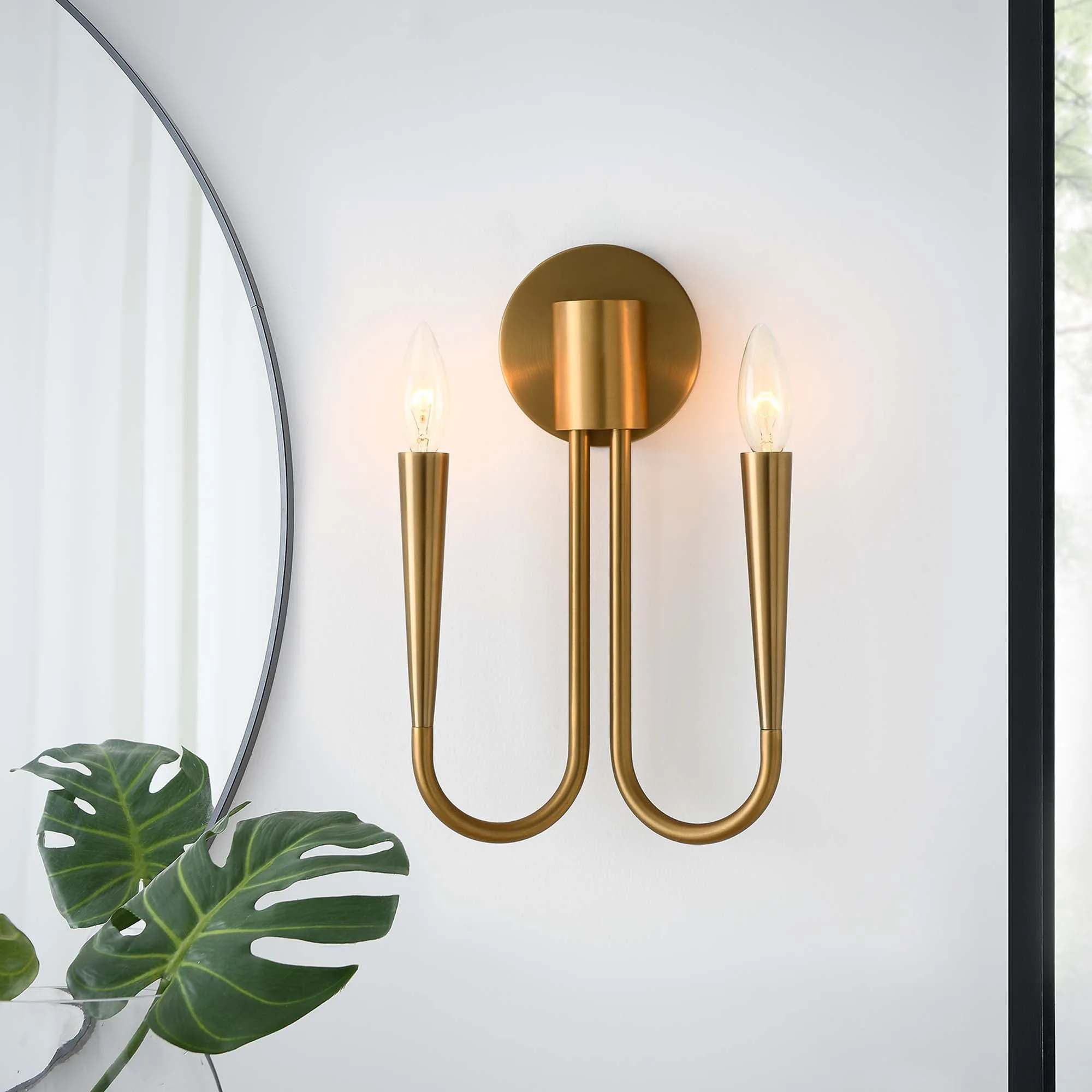 Penrose 2-Light Wall Sconce by Modway