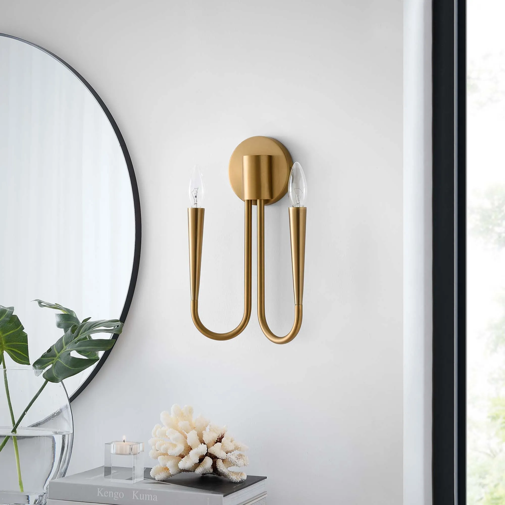 Penrose 2-Light Wall Sconce by Modway