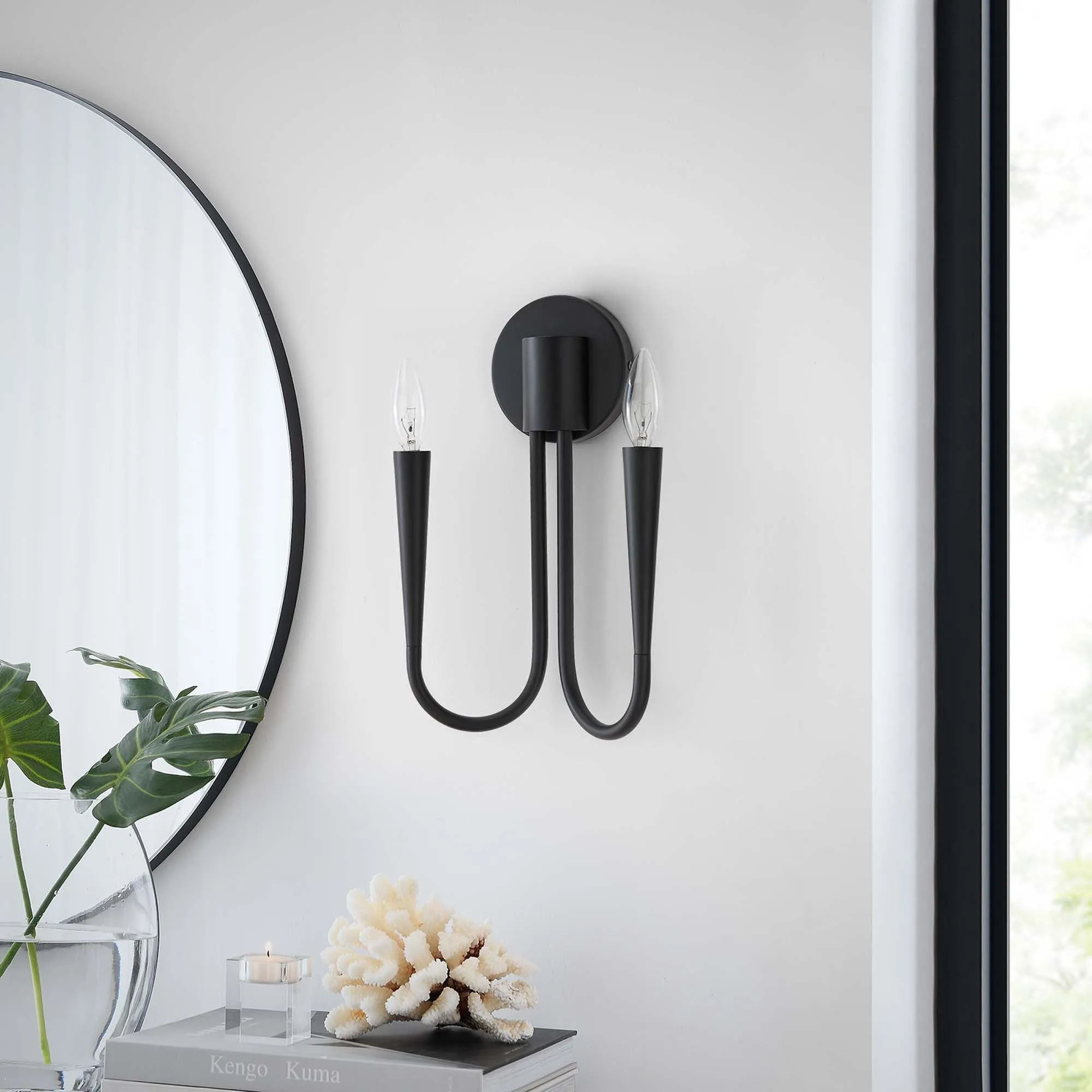 Penrose 2-Light Wall Sconce by Modway