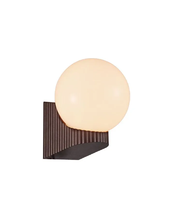 Ribbed Exterior Wall Light